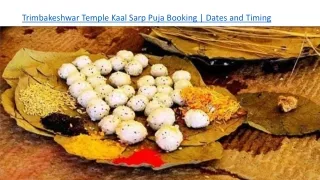 Trimbakeshwar Temple Kaal Sarp Puja Booking | Dates and Timing