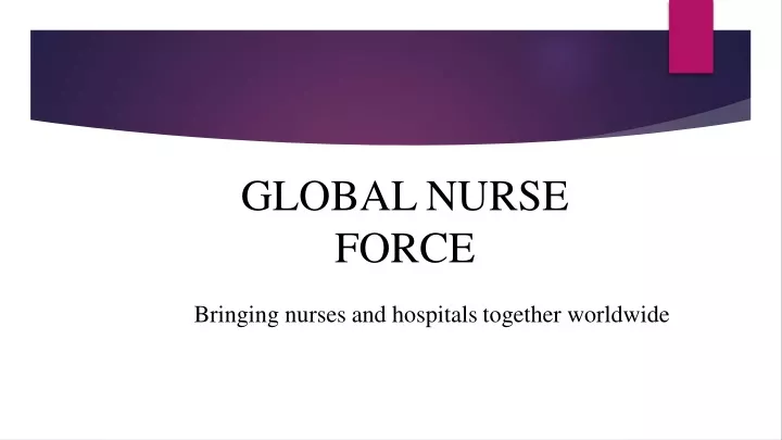 global nurse force