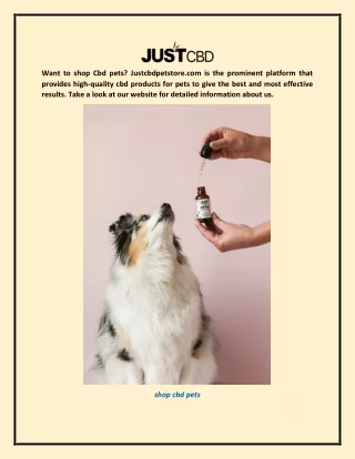 Shop Cbd Pets Justcbdpetstore.com