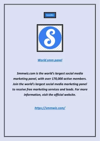 world smm panel