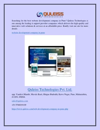 Website Development Company in Pune Quleiss.com