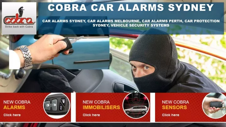 cobra car alarms sydney