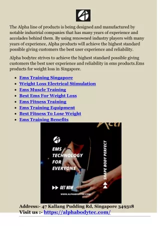 the alpha line of products is being designed