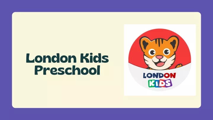 london kids preschool