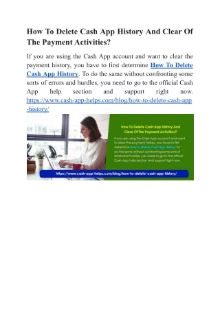 how to delete cash app history and clear