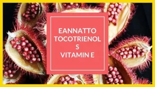 Best Tocotrienols Vitamin E
