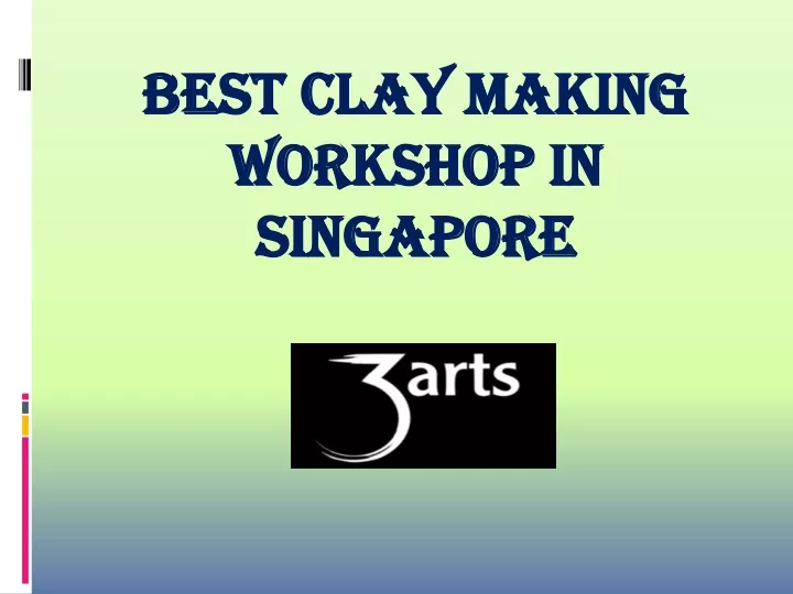 best clay making workshop in singapore