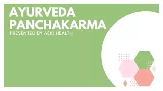 AYURVEDA PANCHAKARMA