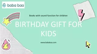Birthday Gift for Kids