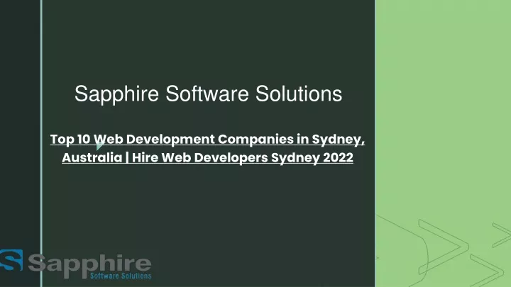 top 10 web development companies in sydney australia hire web developers sydney 2022