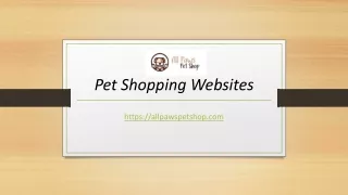Pet Shopping Websites | Pet Store Online Shopping