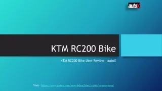 KTM RC 200 User Review | RC 200 Review