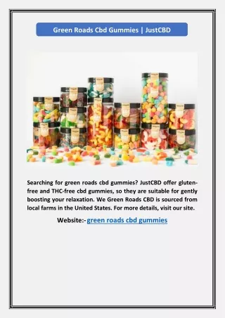 Green Roads Cbd Gummies | JustCBD