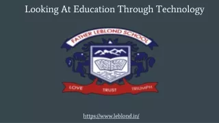 looking at education through technology