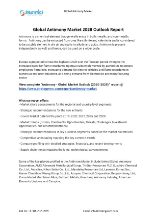 global antimony market