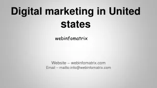 Digital marketing in USA