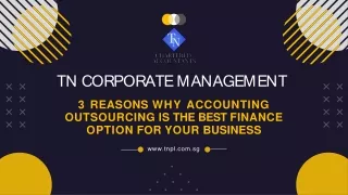 3 Reasons Why Accounting Outsourcing Is The Best Finance Option For Your Business