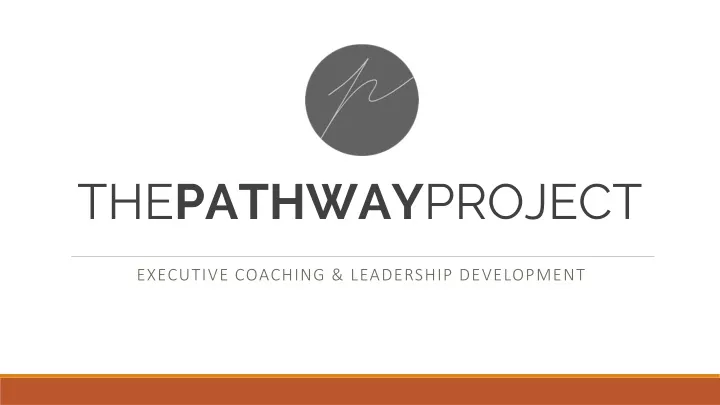 executive coaching leadership development