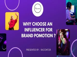 Why choose an  influencer for brand promotion ?