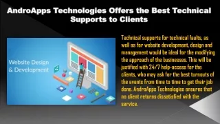 AndroApps Technologies Offers the Best Technical Supports to Clients