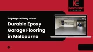 Durable Epoxy Garage Flooring in Melbourne