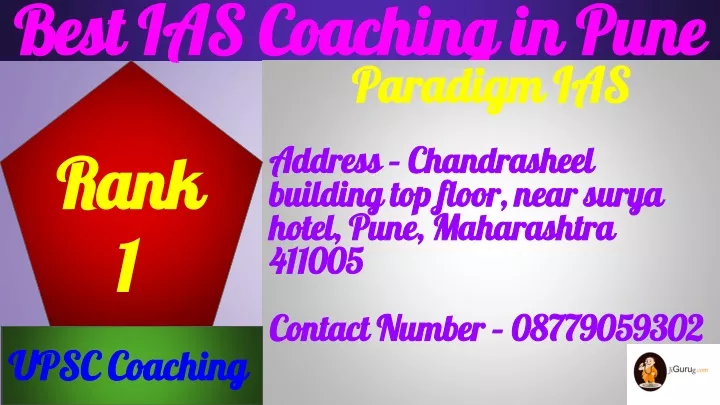 best ias coaching in pune