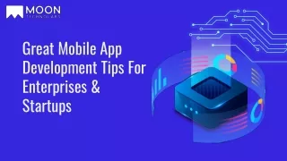 great mobile app development tips for enterprises