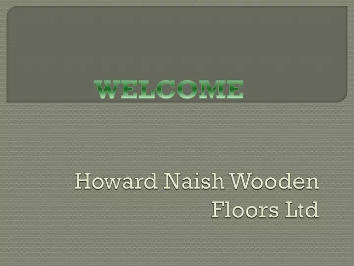 howard naish wooden floors ltd