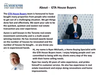 GTA House Buyers Reviews - Testimonials - We Buy Houses Fast - We buy houses fast in Toronto