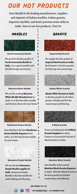 Indian marble exporter in India | Marble, Granite, Imported Marble available