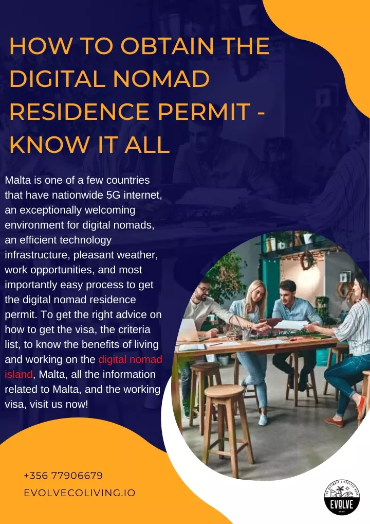 how to obtain the digital nomad residence permit