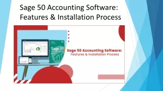 Sage 50 Accounting Software: Features & Installation Process