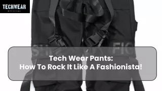 Techwear Pants