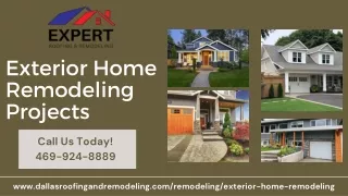Exterior Home Remodeling Projects| Expert Roofing & Remodeling