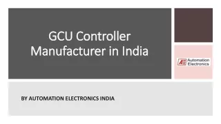 GCU Controller Manufacturer in india