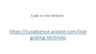 Link to wix