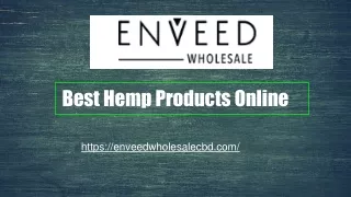 Best Hemp Products Online