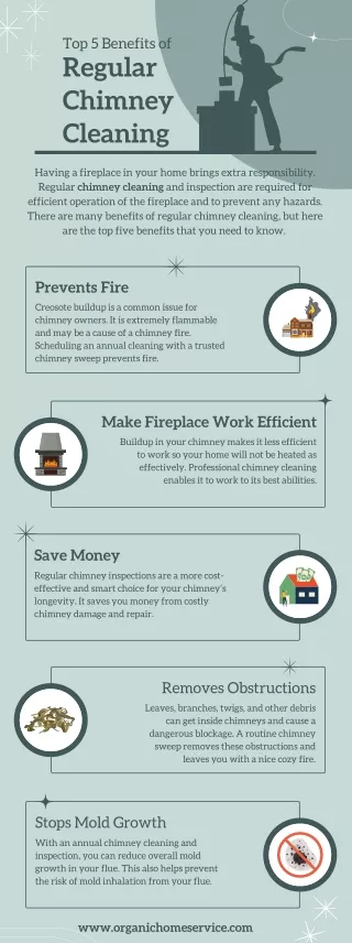 Top 5 Benefits of Regular Chimney Cleaning