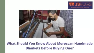 What Should You Know About Moroccan Handmade Blankets Before Buying One