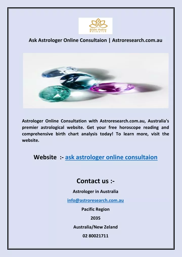 ask astrologer online consultaion astroresearch