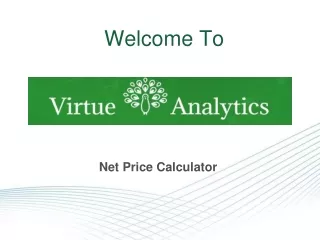 What is a net price calculator and why is it needed