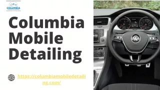Columbia Mobile Detailing