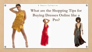 What are the Shopping Tips for Buying Dresses Online like a Pro