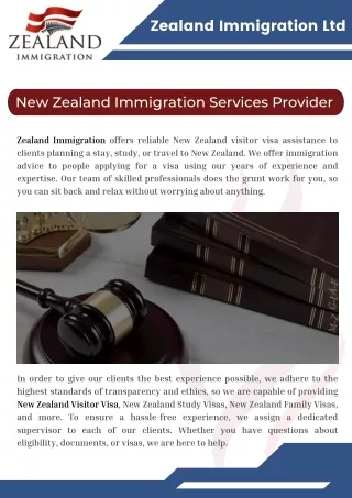 New Zealand Visitor Visa
