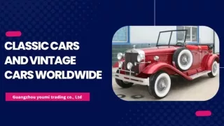 Rent classic cars and vintage cars worldwide