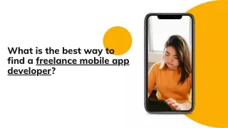 what is the best way to find a freelance mobile
