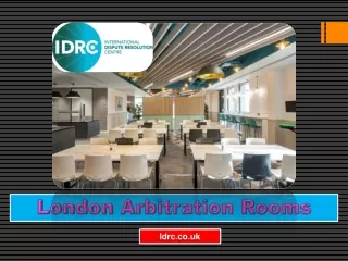 London Arbitration Rooms