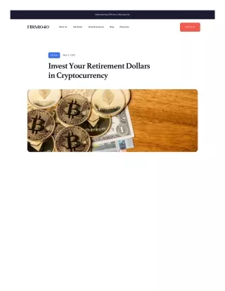 Invest Your Retirement Dollars in Cryptocurrency PDF