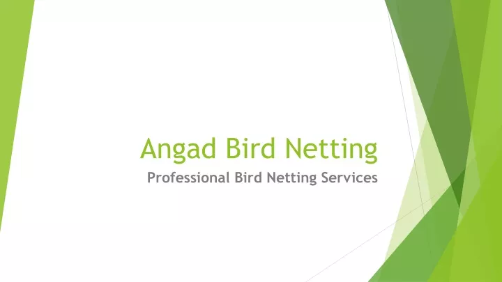 angad bird netting