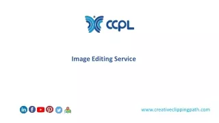 Image Editing Service  - CCPL